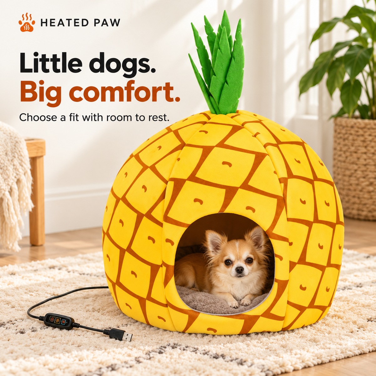 HEATED PAW™ Cozy Heated Pet House