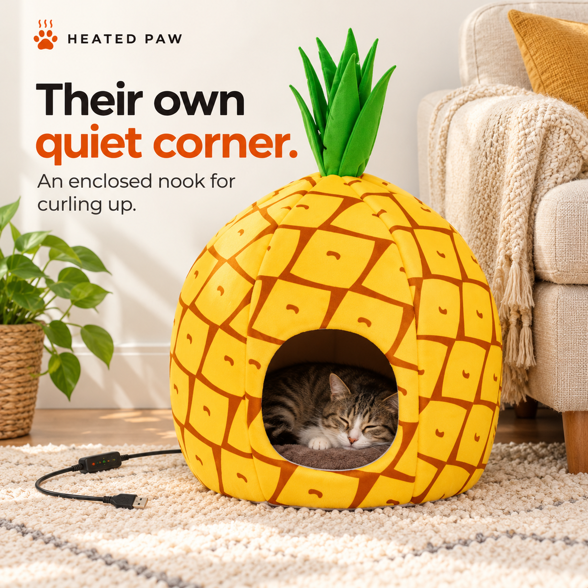 HEATED PAW™ Cozy Heated Pet House