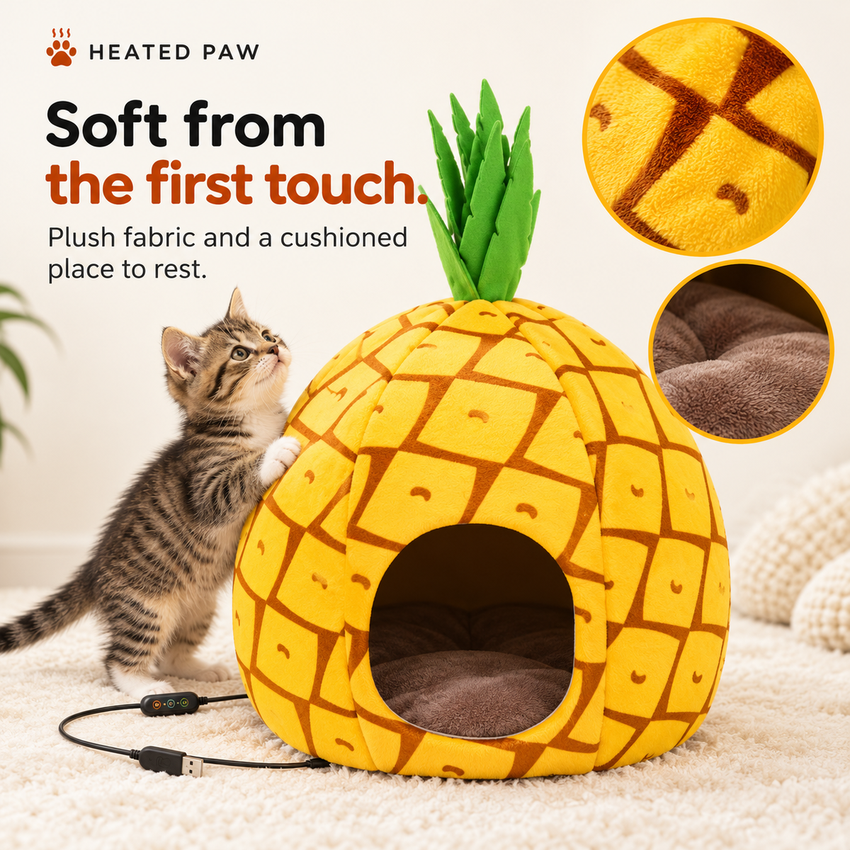 HEATED PAW™ Cozy Heated Pet House