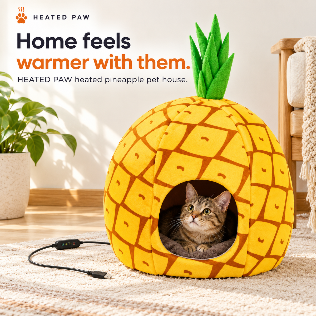 HEATED PAW™ Cozy Heated Pet House