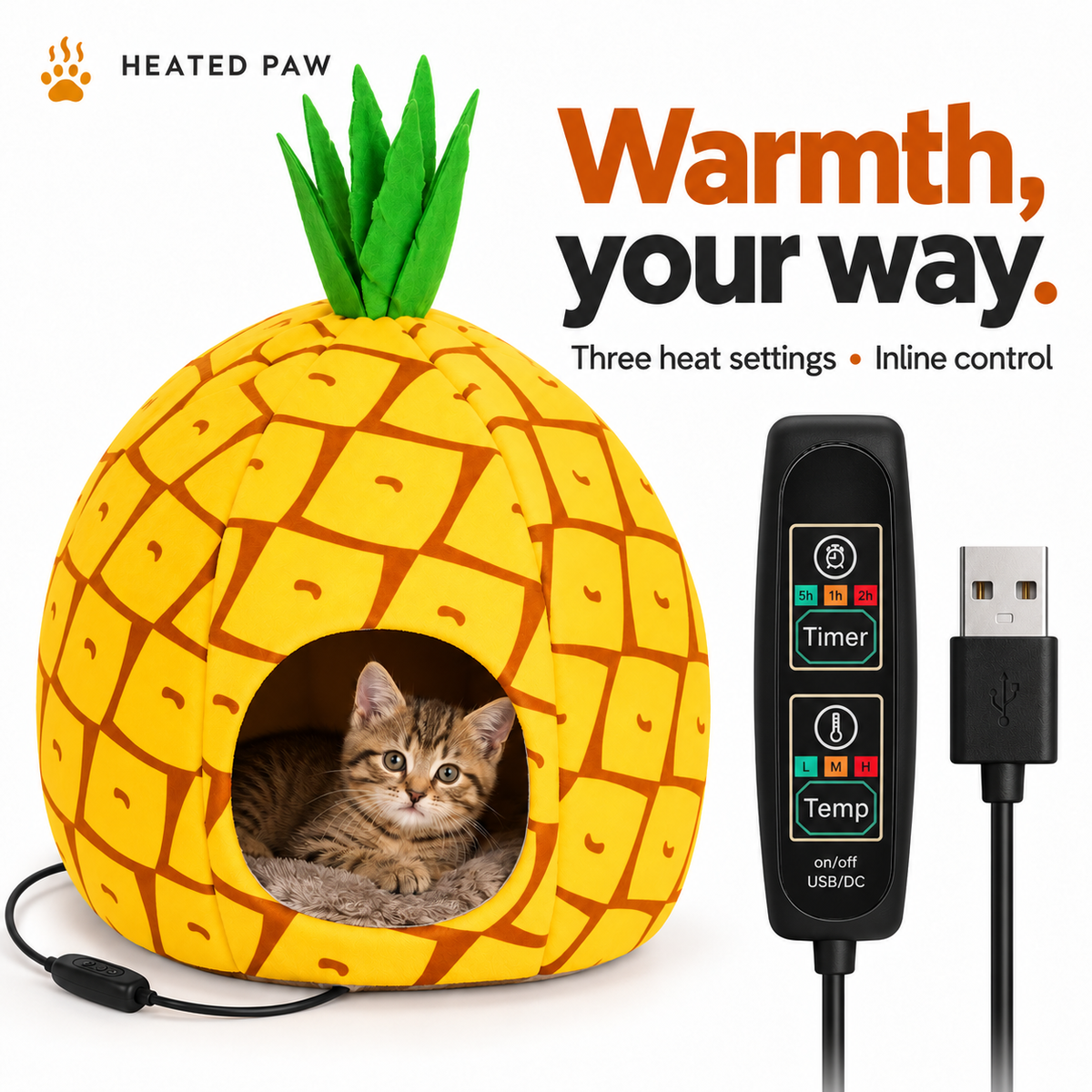 HEATED PAW™ Cozy Heated Pet House