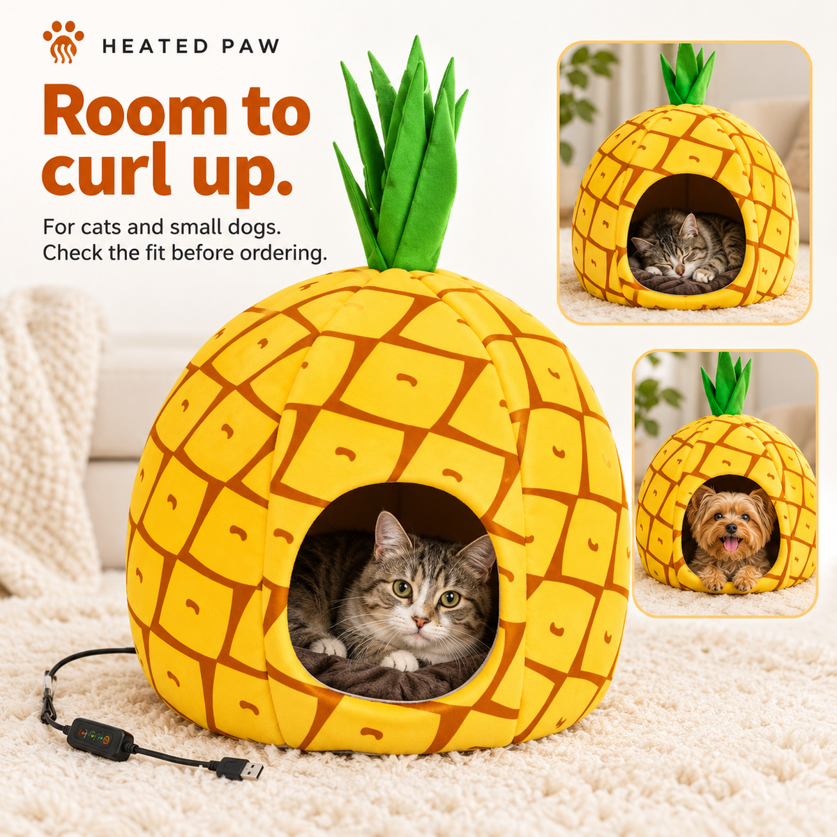 HEATED PAW™ Cozy Heated Pet House
