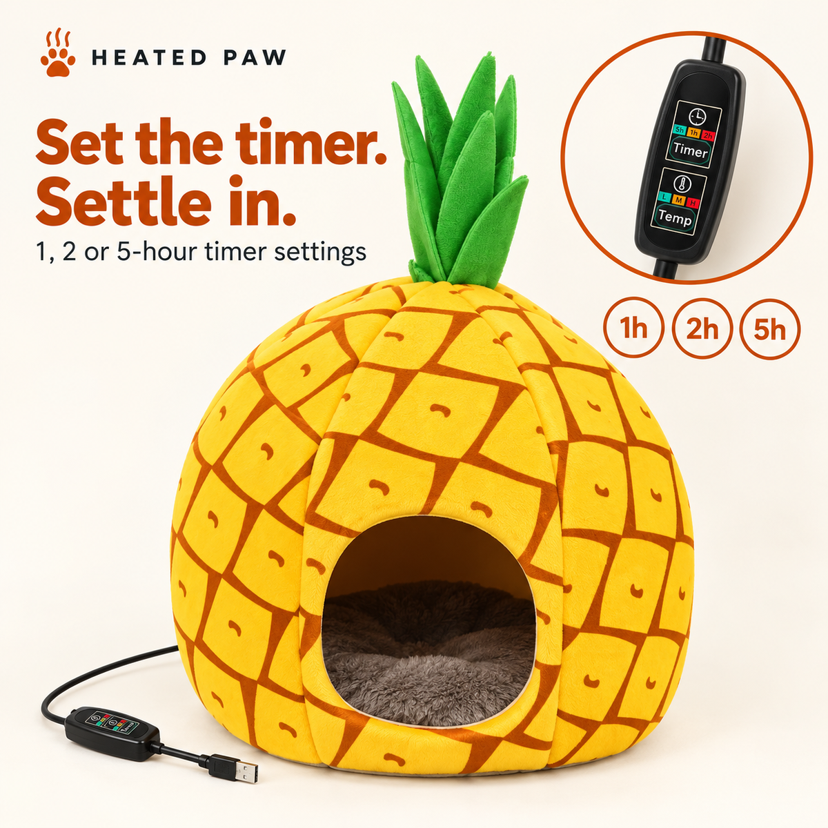 HEATED PAW™ Cozy Heated Pet House