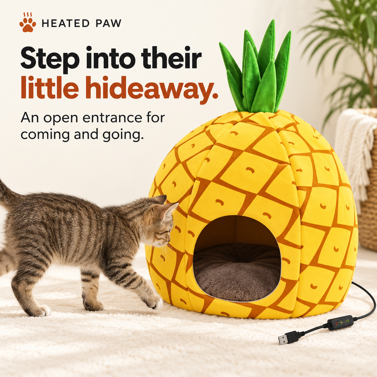 HEATED PAW™ Cozy Heated Pet House